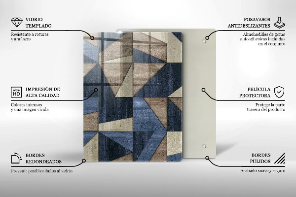 Cubre encimera Abstracción geométrica