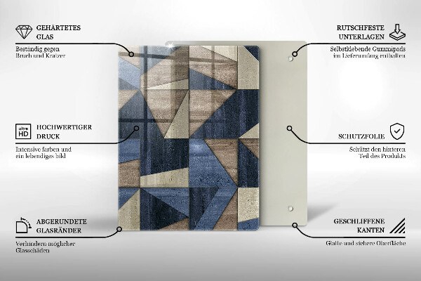 Cubre encimera Abstracción geométrica