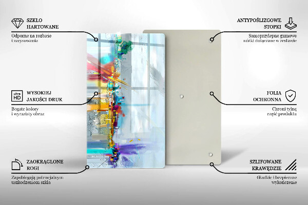 Cubre encimera Abstracción pintada