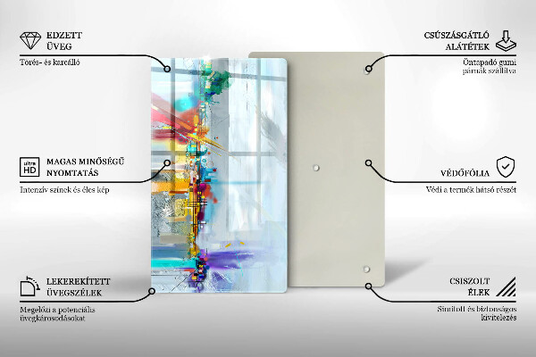 Cubre encimera Abstracción pintada