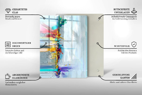 Cubre encimera Abstracción pintada