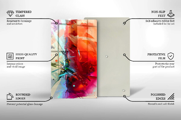 Cubre encimera Abstracción pintada