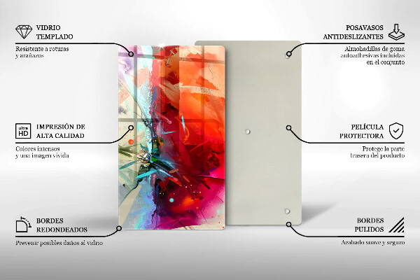 Cubre encimera Abstracción pintada