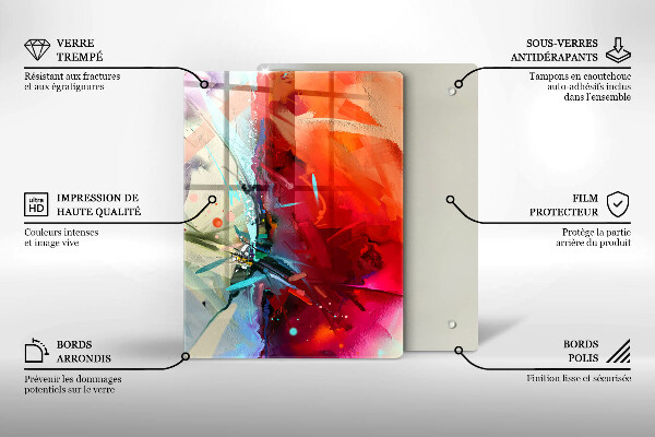 Cubre encimera Abstracción pintada