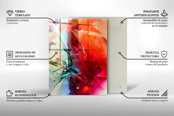 Cubre encimera Abstracción pintada