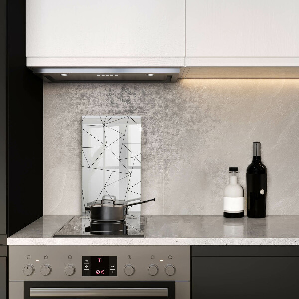 Cubre encimera Triángulos blancos