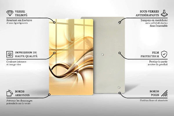 Cubre encimera Abstracción de humo