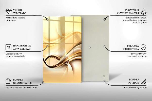 Cubre encimera Abstracción de humo