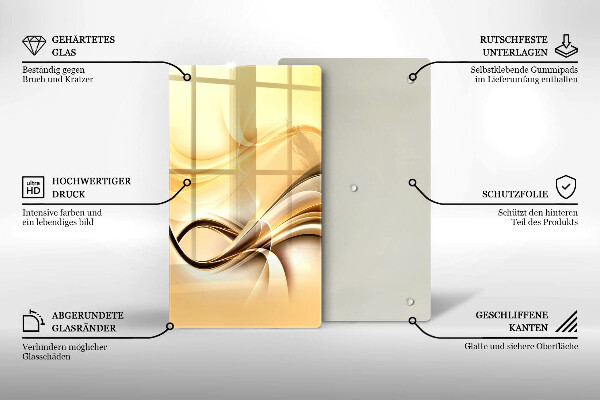 Cubre encimera Abstracción de humo