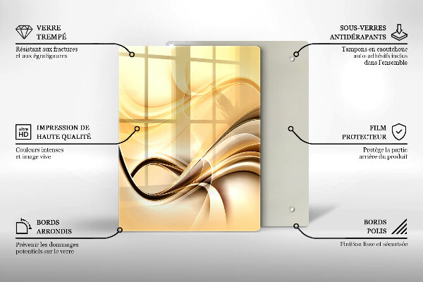 Cubre encimera Abstracción de humo