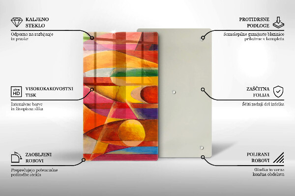 Cubre encimera Abstracción colorida