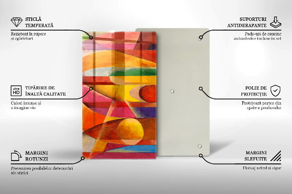 Cubre encimera Abstracción colorida