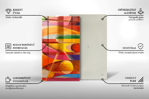 Cubre encimera Abstracción colorida