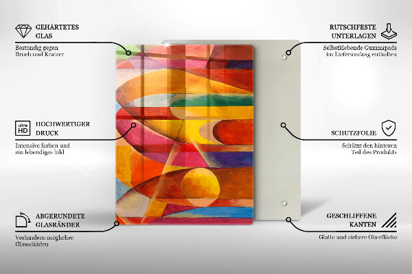 Cubre encimera Abstracción colorida