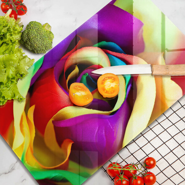 Cubre encimera Pétalos de rosa de colores