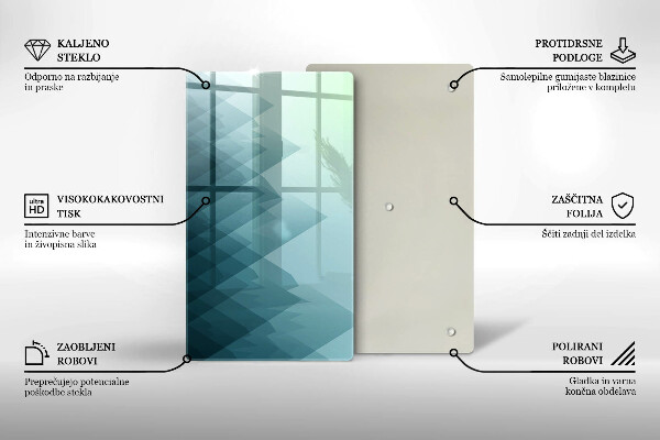 Cubre encimera Montañas abstractas