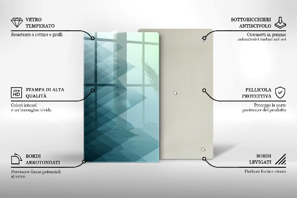 Cubre encimera Montañas abstractas