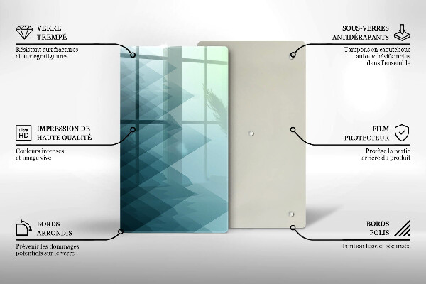 Cubre encimera Montañas abstractas