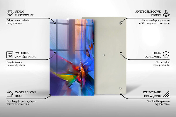 Cubre encimera Abstracción pintada