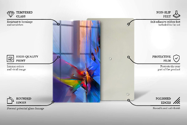 Cubre encimera Abstracción pintada