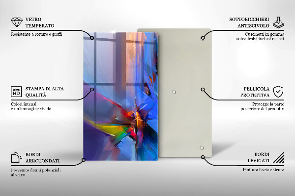 Cubre encimera Abstracción pintada