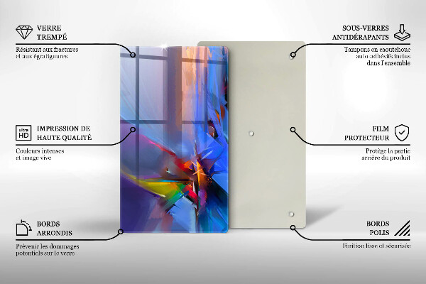 Cubre encimera Abstracción pintada