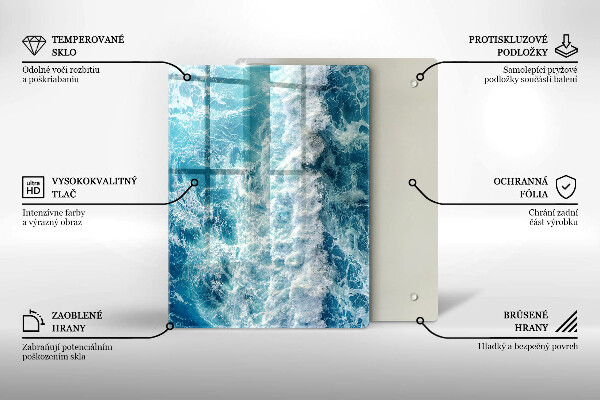 Cubre encimera Olas de agua de mar