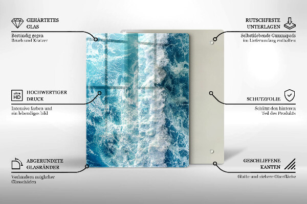 Cubre encimera Olas de agua de mar