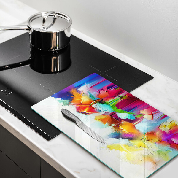 Cubre encimera Flores pintadas