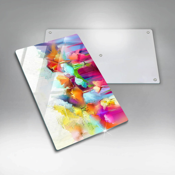 Cubre encimera Flores pintadas