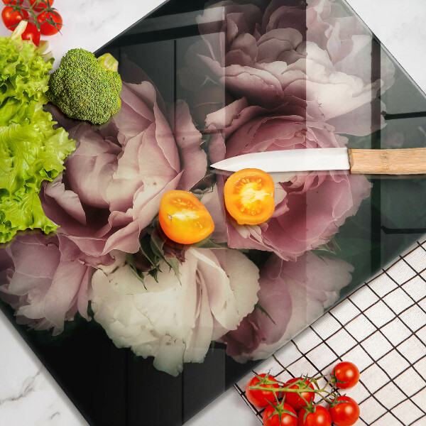 Cubre encimera Flores de peonía