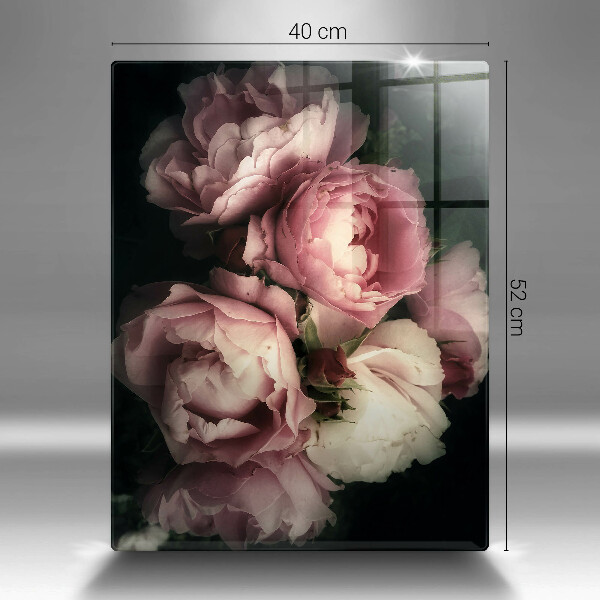 Cubre encimera Flores de peonía