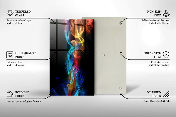 Cubre encimera Humo colorido