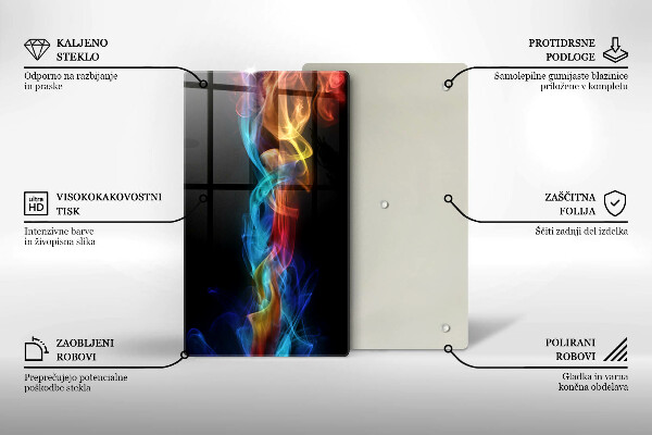 Cubre encimera Humo colorido