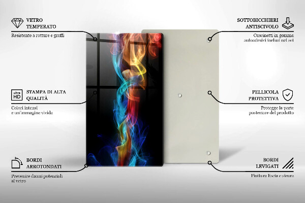 Cubre encimera Humo colorido