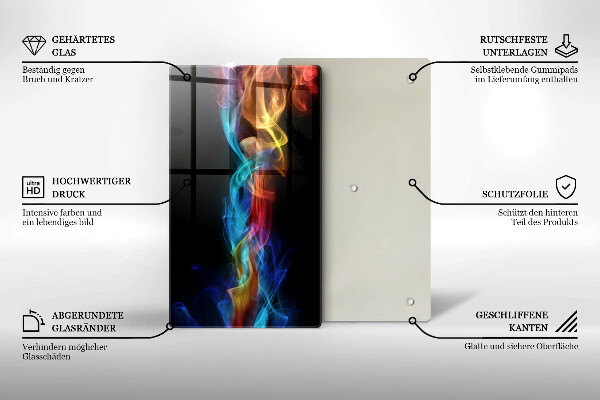 Cubre encimera Humo colorido