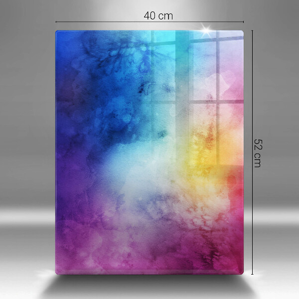 Cubre encimera Salpicaduras de acuarela del arco iris