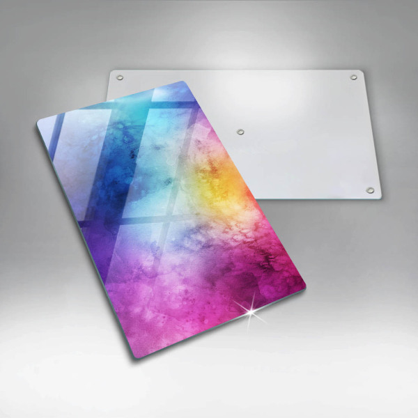 Cubre encimera Salpicaduras de acuarela del arco iris