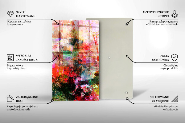 Cubre encimera Abstracción de pintura