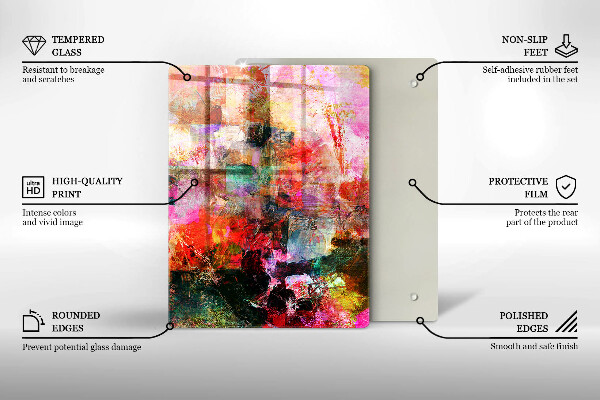 Cubre encimera Abstracción de pintura