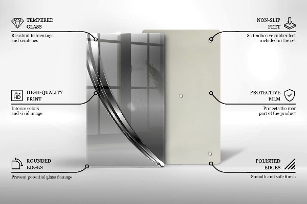 Cubre encimera Abstracción de metales