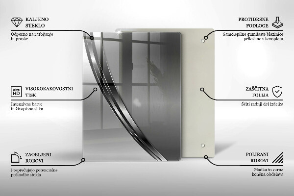 Cubre encimera Abstracción de metales