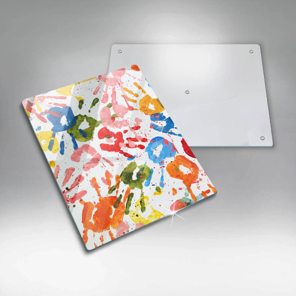 Cubre encimera Huellas de manos de niños.