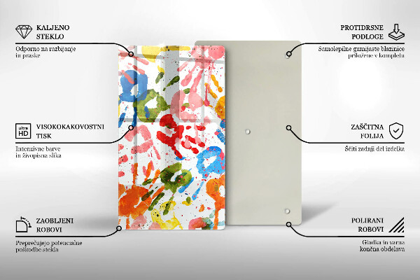 Cubre encimera Huellas de manos de niños.