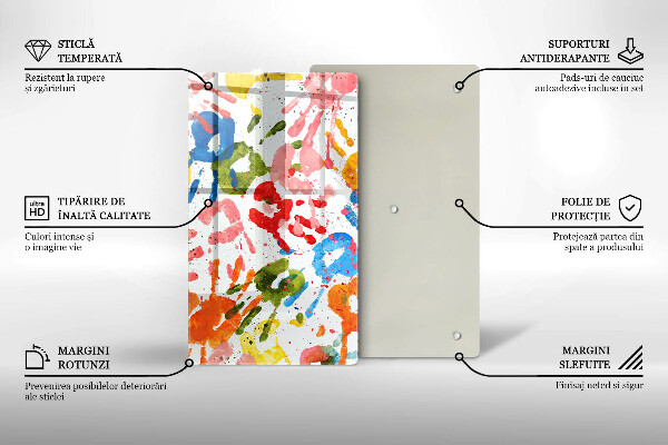 Cubre encimera Huellas de manos de niños.