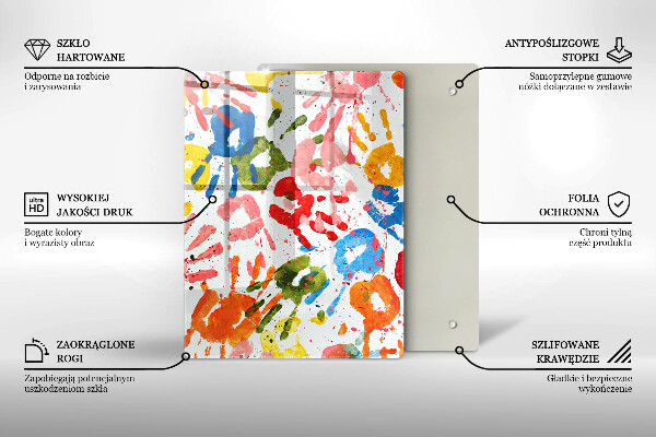 Cubre encimera Huellas de manos de niños.