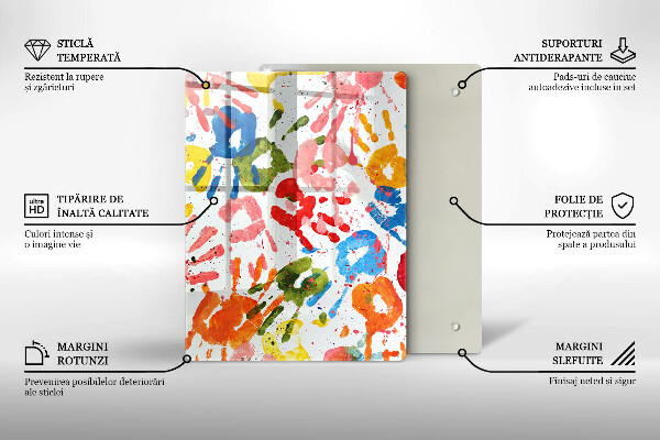 Cubre encimera Huellas de manos de niños.