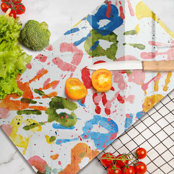 Cubre encimera Huellas de manos de niños.