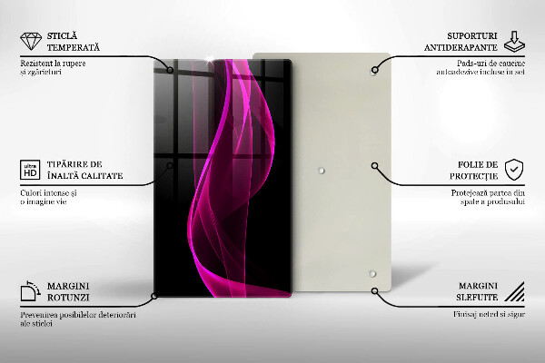 Cubre encimera Abstracción rosa