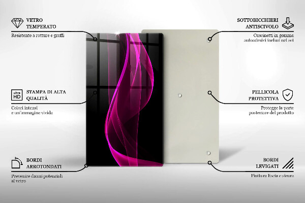 Cubre encimera Abstracción rosa